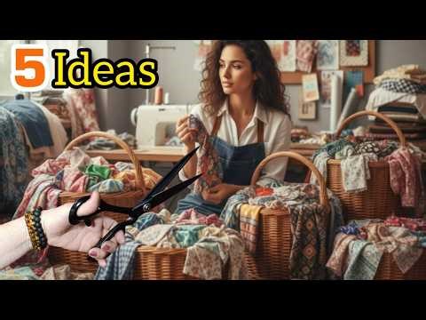 "No One Believed These Were Made From Scraps! ✨5 Epic Upcycling İdeas"
