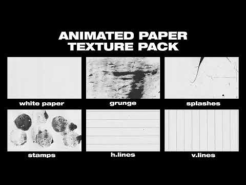 Animated Paper Texture Pack Preview