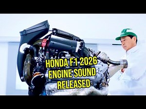 Honda’s 2026 F1 Engine Sound | A New Era with Aston Martin