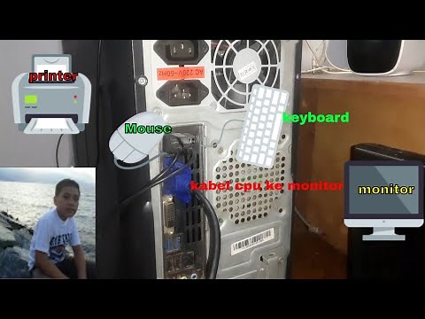 Tutorial Cara pasang kabel komputer