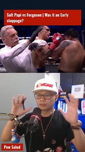 Salt Papi vs Tony Ferguson was it an early stoppage? #Boxing #Powcast | Powcast Sports