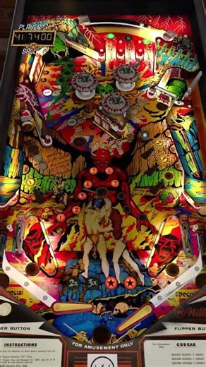 The Pinball Arcade for Nintendo Switch: Delisted Gorgar (Table View)