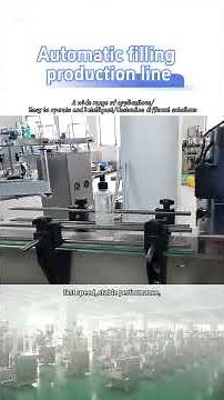 Fully automatic servo paste filling line