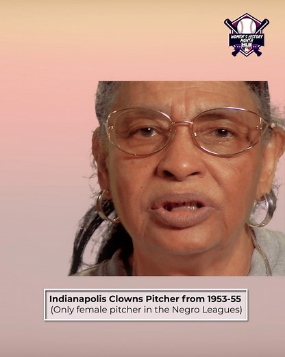 Mamie "Peanut" Johnson was one of just three women to play in the Negro Leagues! #WomensHistoryMonth | MLB Network
