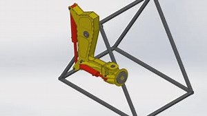 CAD animation of the Alien Power Loader arm. Not shown -- wrist rotation, or tool head (jaws of life)! #makeitreal #aliens #exoskeleton #powerloader | The Hacksmith