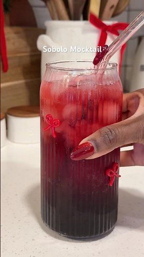 Sobolo Mocktail Recipe | Prettiest Ghanaian Drink with Sprite 🍹