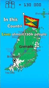 Why Grenada The Island That Can Cause Hallucinations #Shorts #map #mapguide #history #maps