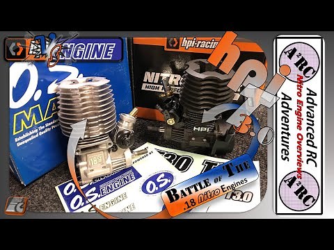 HPI T3.0 vs 18 CV-R - Nitro Engine Overview - OS meets Force