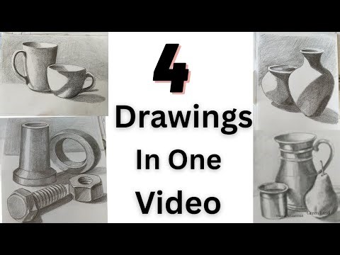 Still Life Pencil Shading Tutorial || Step by step for beginners || S Kamal Art and craft