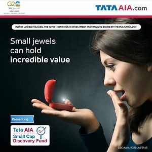 Discover the hidden gems of tomorrow with our Small Cap Fund Investment opportunity. Seize this investment opportunity and watch your future flourish! T&C apply - https://www.tataaia.com/pdf/TandC/NFO-Small-Cap-Fund-Disclaimer.pdf #TataAIA #Smallcapfunds #NFO #investmentopportunities | Tata AIA Life