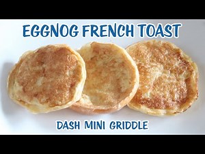 Dash Mini Griddle: Eggnog French Toast + Raspberry Spread - Bonne Maman Advent Calendar - Day 4