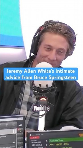 Jeremy Allen White's 'intimate' advice from Bruce Springsteen! #capitalbreakfast #brucespringsteen
