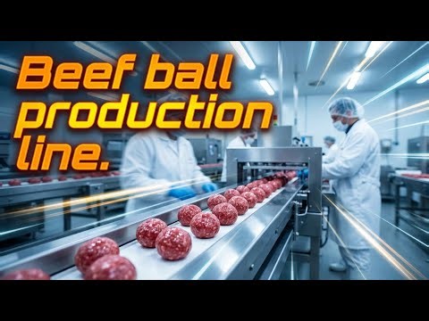 Beef Ball Production Line: Precision Engineering, Automated Process, Systematic Factory Operations