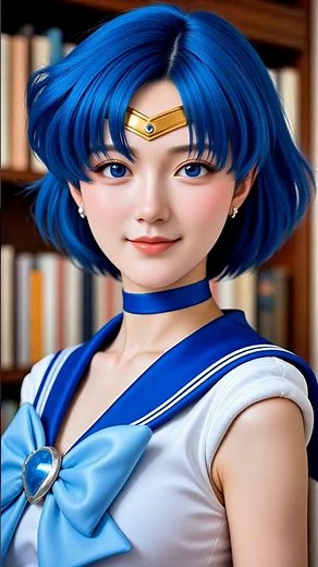 Sailor Mercury AI Masterpieces | A Beautiful Sailor Moon Art Tribute ✨