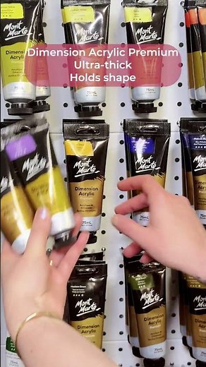 Guide to Mont Marte paint ranges - full video on our channel 🖌️