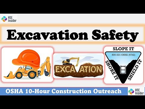 OSHA Excavation Safety | Rule of Excavation | Types of Soil | Sloping/Benching/Shoring/Shielding