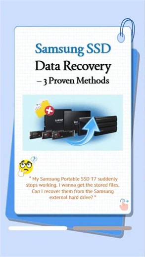 📌 Samsung SSD Data Recovery – 3 Proven Methods#samsung #ssd #datarecovery