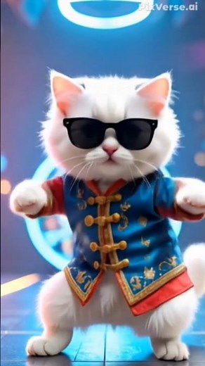 Cute Cat Dance Moves 😻 | Must Watch! #shorts #catdance