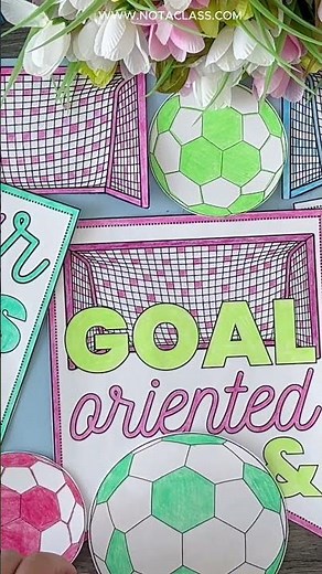 ⚽ Ways I Use This FREE Soccer-Themed Math Bulletin Board Banner Craft ⚽