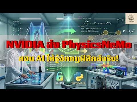 NVIDIA ส่ง PhysicsNeMo สอน AI ให้รู้จักกฎฟิสิกส์จริง!