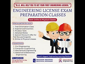 Computer Engineering:Online Engineering License Exam Preparation Classes by N.I.E. Preparation Class