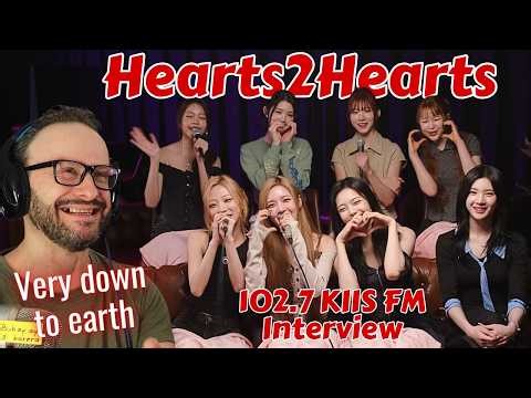 so cool! Hearts2Hearts Interview at KIIS FM 102.7 Talk North America Tour, Debut Life reaction