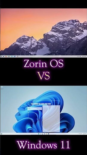 Windows 11 vs Zorin OS #windows #linux
