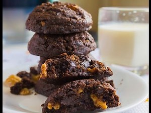 Chocolate Walnut Cookies/ Cafe Chocolate Walnut Cookies