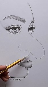 2.5M views · 25K reactions | How to draw a nose  easy trick for beginners #art #artwork #artist #draw #drawing #sketch #paint #illustration #cartoon ##satisfying | Eyeinspired | Facebook
