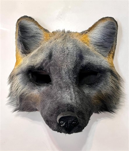 Cross Fox Therian Mask | Silver Fox Canine Vulpes Therianthropy Wolf - Etsy