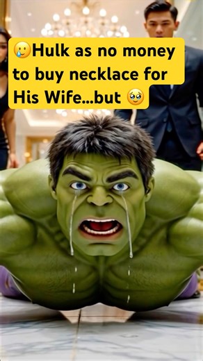 Hulk as no money to buy wife necklace. Then 🥲#fyp#viral