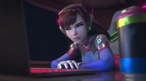 【3d同人动画】d-va-just-a-dream-fraxxlr-4k60fps_2160p时长：1m23s
