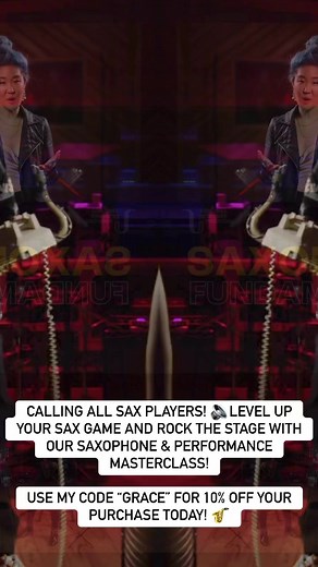 3.5K views · 95 reactions | Sax fam! Level up your sax game and rock the stage with our Saxophone & Performance Masterclass! 落saxmasterclass.com | Grace Kelly Music | Facebook