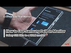 How to Use Samsung DeX on Monitor | Set up your workstation wired for Samsung DeX | uniAccessories