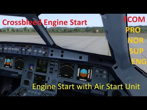 [P3D & FSLabs] | Airbus A320 | Engine Start with Air Start Unit - Crossbleed Start