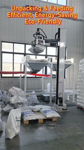 Unpacking & Feeding,Efficient, Energy-Saving Eco-Friendly.#depalletizer #unpack #feed #palletizer