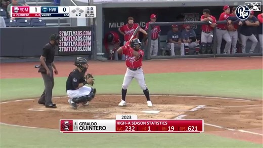 Geraldo Quintero rakes a solo homer in the 2nd inning | 06/13/2023