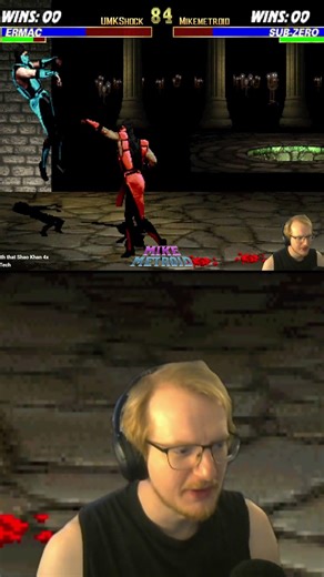 Ermac 57% Corner Juggle Combo but Still Loses Shock Vs Mikemetroid UMK3 MKLK Mortal Kombat Legacy