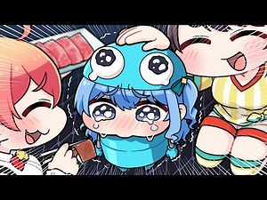 【手描き】怯えるプル街に一生笑いが止まらないみこスバ【こまいぬ/切り抜き/Hololive】