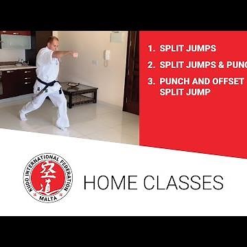 Kudo Home Class 5 - Split jumps & punches