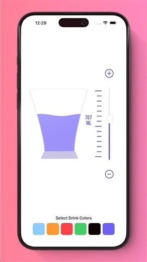 SwiftUI Drink Animation with Mask 🔥