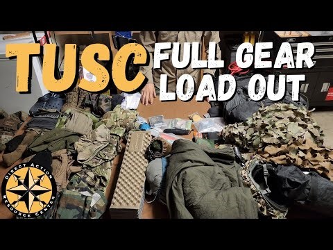 TUSC Full gear loadout: Direct Action Resource Center-Tactical Urban Sustainment Course