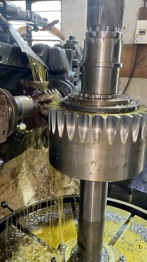8 Module 28 Teeth Spur Gear Cutting #viral #machine #gearcutting #gearbox | Gear And Gearbox 3700