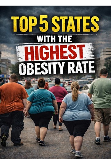 Top 5 States with the Highest Obesity Rates in the US