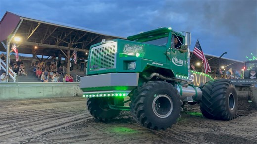 21K views · 343 reactions | Truck pulling under the light in Lake Odessa, MI | The Green Ghost | Facebook