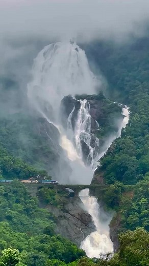 Explore Dudhsagar Falls: A Majestic Indian Waterfall