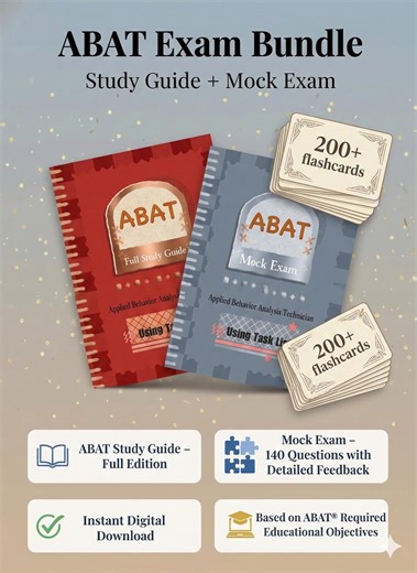 ABAT Exam Prep Bundle (2026): Study Guide   150 Mock Questions   200 Flashcards