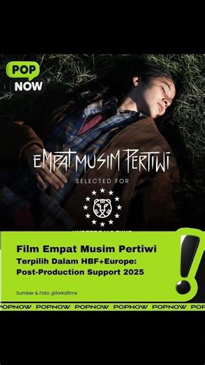 Film Empat Musim Pertiwi Terpilih Dalam HBF+Europe: Post Production Support 2025