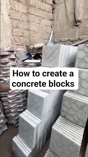 How to create a concrete blocks | #hbartandcraft #howtocreateaconcreteblocks