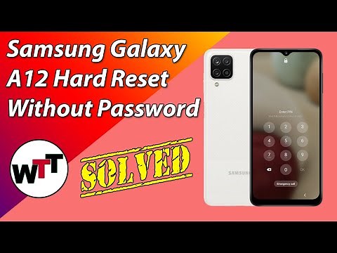 Samsung galaxy A12 Hard Reset Without Password | Samsung A12 forgot password | A12 forgot Pattern
